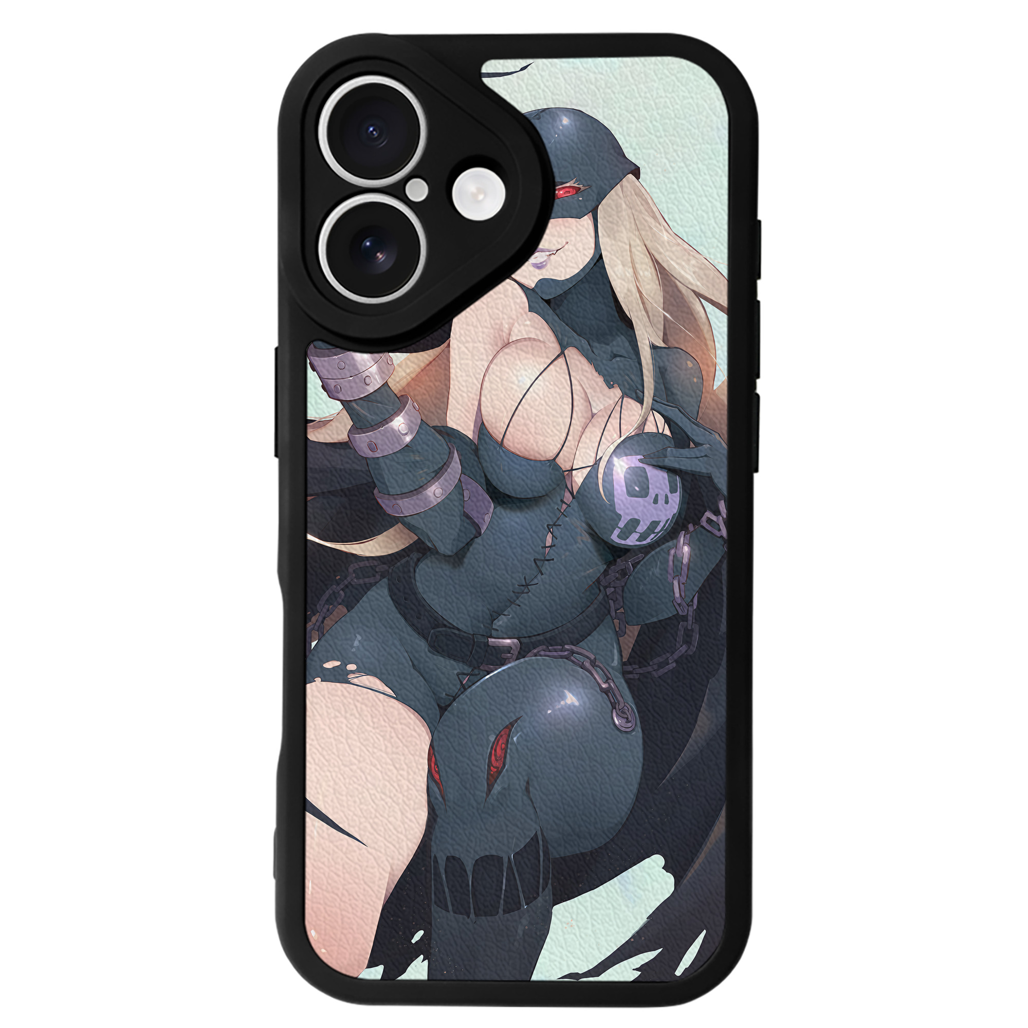 （画像用） Digimon デジタルモンスター/デジモン 【iPhone 16シリーズ対応】シリコンスマホケース（レザー調） 材質：シリコン
